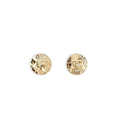 CHANEL LOGO - EARRINGS AB24K097